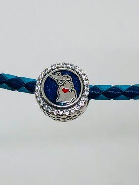 ✨✨Pandora Michigan Map Charm Home Sweet Home Charm Pendant